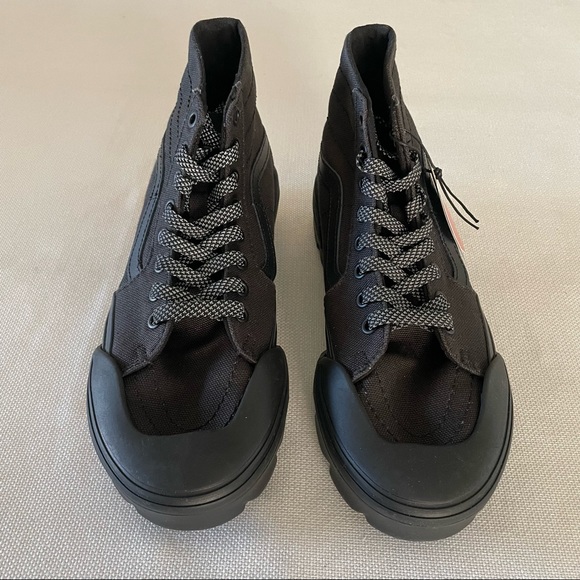 VANS UA SK8-HI TAPERED MODULAR BLACK Woman’s Size 8.5 Men’s Size 7 Heavy Canvas - Picture 8 of 9